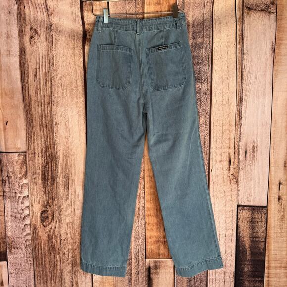 Rolla’s Jeans Denim Straight Leg Pants Washed Blue Casual Everyday Size 26 - Picture 2 of 10
